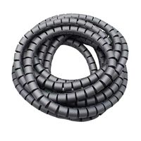 Bande de protection de câble en spirale flexible facile à utiliser, organisateur de câbles en PP, tube de protection de câble