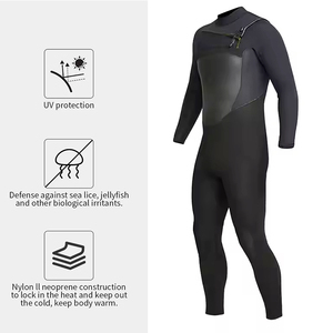 Commercio all'ingrosso yamoto CR Neoprene 4/3mm con Zip sul petto muta Logo personalizzato CE certificata GBS freeving Surf & <span class=keywords><strong>Diving</strong></span> muta - Product Image 2