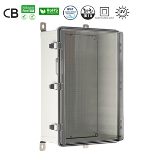 IP67 armadio impermeabile per esterni per elettronica 530x430x200mm porta a cerniera trasparente PC/ABS materiali scatola di giunzione elettrica IP65/IP66 - Product Image 3