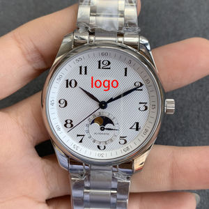 Vente en gros de montre mécanique automatique de créateur haut de gamme en verre saphir pour hommes montre à mouvement mécanique à énergie cinétique de 72 heures - Product Image 6