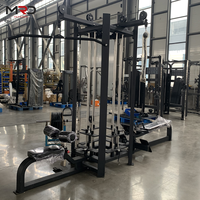Equipo de Entrenamiento de Fuerza Comercial: Máquina de Gimnasio Multifuncional de 4 Estaciones