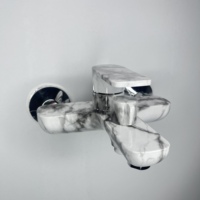 Mitigeurs de robinet de douche à levier unique en marbre ABS