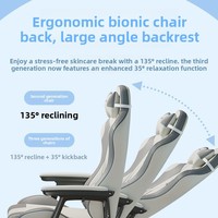 Chaise de Gaming E-Sports Ergonomique Inclinable Pivotante pour Bureau, Dortoir, Maison – Luxe et Confort avec Revêtement en Cuir et Accoudoirs