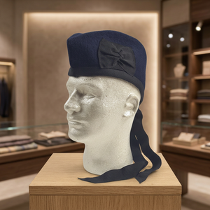 GREENLAND PIPE CO GPC-1005mz Casquette Glengarry en laine marine 100% laine pour adultes, voyage, extérieur, décontractée, de Sialkot, Pakistan - Product Image 3