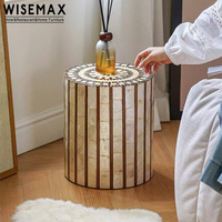 WISEMAX FURNITURE Nouvelle table basse en MDF pour salon, chambre, hôtel, bureau, café, villa