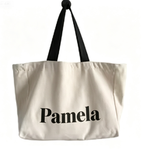 Custom Logo Large Capacity Reusable Cotton <b>Canvas</b> <b>Tote</b> Bag Foldable <b>Canvas</b> <b>Tote</b> Shoulder Bag - Product Image 1
