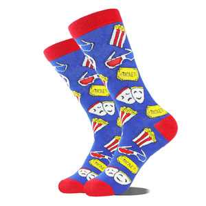 Ingrosso moda divertente cartone animato equipaggio quotidiano colorato Logo personalizzato divertente novità cotone uomini donne calzini - Product Image 5