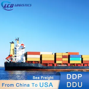 Cửa đến cửa thể hiện container hàng hóa giá tàu biển vận chuyển giao nhận đại lý từ Trung Quốc Fob đến mỹ USA bằng đường biển
