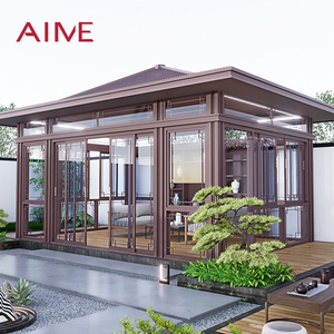 <span class=keywords><strong>Serre</strong></span> de jardin <span class=keywords><strong>d</strong></span>'hiver moderne en aluminium quatre saisons, <span class=keywords><strong>murale</strong></span>, pour hôtel, appartement, villa - Product Image 1