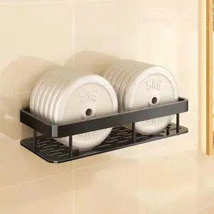 High Quality Accessories Basket Shelves Bathroom Storage Organizer No Drilling Wall Mount Corner Shower Caddy Shelf