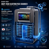 Mesin Ionizer Air Alkali 6 Mode Air untuk Memasak, Membuat Teh, Membersihkan Susu Formula Bayi, Pemurni Air Kaya Hidrogen pH 2.8-11.2