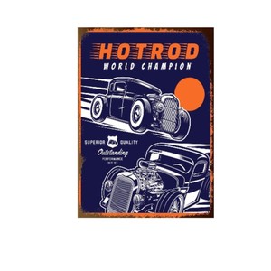 Panneau Métallique Rétro Vintage, Plaque Décorative Murale pour Bar et Garage, Affiche Murale Style Route Routière, Décoration Artisanale - Product Image 6