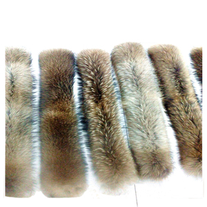 Cuello de piel de mapache <span class=keywords><strong>Real</strong></span> Natural desmontable venta al por mayor venta personalizada - Product Image 1