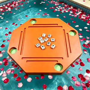 Table de Mahjong flottante en mousse EVA imperméable et plateau de jeu – Portable pour les fêtes au lac/à la piscine, le poker, les dominos et les divertissements pour adultes - Product Image 1