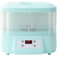 DAWNTECH Huishoudelijke Kleine 6-Lades 304 RVS Gemotoriseerde Temperatuurregeling 200W Fruit- en Groente Droogmachine