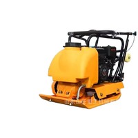 Compacteur vibrant à plaque plate à essence Shanwang, machine de compactage dynamique bidirectionnelle pour le terrassement
