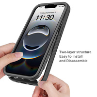 Nouvelle coque iPhone 17e mate douce au toucher, résistante aux chocs, protection intégrale, magnétique, avec dos effet seconde peau