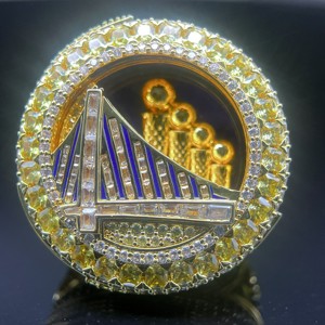 Anello Campioni Warriors FH 2022, Anello Sportivo Classico di Moda, Vendita Diretta del Produttore, Anello in Ottone con Zirconi per Uomo - Product Image 1