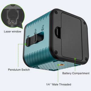 Decteam C011G 2 Cross Lines Self Leveling Laser <strong>Level</strong> 100 Ft Accurate Measurement Ip54 Dust &amp; Water <strong>Protection</strong> Tool - Product Image 4