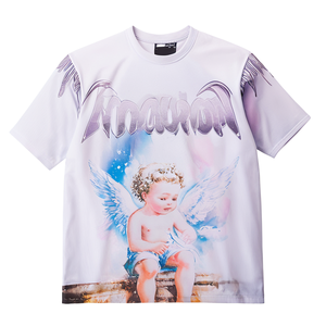 قمصان رجالية جديدة عالية الجودة لصيف 2026، تي شيرت هيب هوب مزين بالألماس مع رسومات مخصصة للرجال - Product Image 4