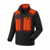 Jaket Pria Anti Angin Berpemanas Langsung dari Pabrik, Jaket Bernapas Reaktif Panas dengan Saku Terintegrasi, Jaket Outdoor untuk Ski dan Lari