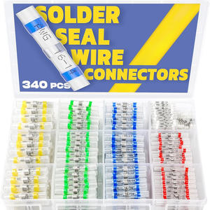 Connecteurs de fils pour ingénierie chimique, 340 pièces, connecteurs circulaires scellés à la soudure AWG 12-24 pour câblage électrique - Product Image 3