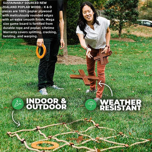 Cour arrière arrière jeux de plage jumbo en plein air grand rien et croix tictactoe <span class=keywords><strong>tic</strong></span> <span class=keywords><strong>tac</strong></span> toe jeux en bois pour adultes enfants - Product Image 3