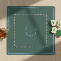 Nouveau tapis et nappe de mahjong modernes, réduction du bruit, personnalisés, antidérapants, imperméables, en caoutchouc, pour le divertissement