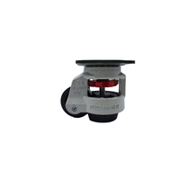 Roulettes pivotantes GD-100F pour machines lourdes, usage industriel, plaque de nivellement réglable, atelier, entrepôt, mobilier, 750 kg