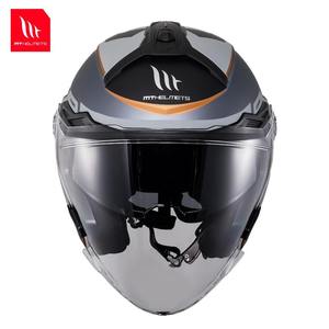 Casco Universal MT 3/4 para Hombre y Mujer, Nuevo Casco de Motocicleta para las Cuatro Estaciones con Cierre Rápido, Material ABS - Product Image 4