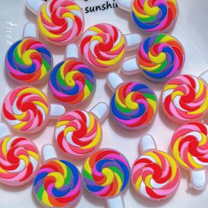 Perles en silicone colorées en forme de sucette, design rond, pour stylos, non toxiques, matériau de qualité alimentaire - Product Image 3