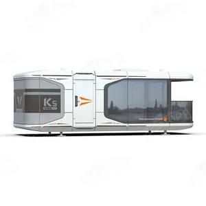 China Suppliers Custom 20ft 40ft Extendable Container House Prefab Bedroom Homes Folding Tiny Fold Out House