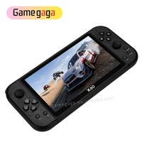Consola de Videojuegos Retro X80 Portátil con Pantalla Grande de 7 Pulgadas, 600 Juegos Clásicos Integrados, Wi-Fi, Regalo para Niños