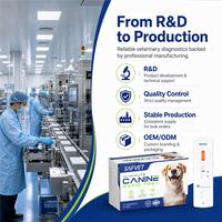 Bandelettes de test vétérinaire GIA Ag – Test rapide de détection de l'antigène Giardia pour le diagnostic de la diarrhée chez le chien et le chat – Prix OEM pour cliniques vétérinaires