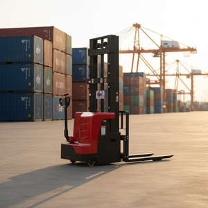 Transpaleta Eléctrica de Pie Modelo 2000kg con 5m de Altura de Elevació<span class=keywords><strong>n</strong></span> para Manipulació<span class=keywords><strong>n</strong></span> de Carga en Almacé<span class=keywords><strong>n</strong></span> - Product Image 1