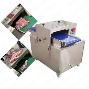 Penampilan bagus mesin pemotong daging kecil diced ayam kubus mesin pemotong daging otomatis penuh pengiris daging