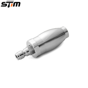 Buse de nettoyeur haute pression Stm, 1/4 pouce, connexion rapide, turbine rotative en acier inoxydable pour lavage de voiture et dégraissage - Product Image 1
