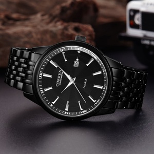 For 8052 <b>Men's</b> Quartz Fashion <b>Watch</b> Pointer Dial Waterproof Stainless Steel Band Business Wristwatch Including Calendar - Product Image 5