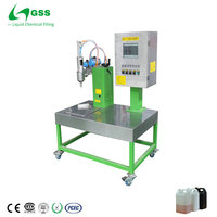 GSS 1-10L Remplisseuse semi-automatique de seaux à cyclopentane N-pentane pour acétate de méthyle et méthanol