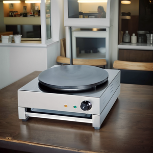 <span class=keywords><strong>Mini</strong></span> poêle à gâteau commerciale plaque chauffante une plaque de fabrication de gaz électrique rotative snack machine à crêpes et poêle à crêpes à pain saj - Product Image 5