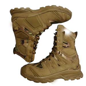 Bottes de randonnée longues en daim personnalisées TSB1 Outdoor Desert Boots CP Camouflage Aeisk AK Asiaon, fabriquées en Chine/GUA - Product Image 1
