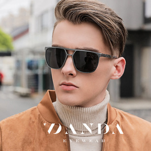 Danda Sunglasses Men Aluminum Magnesium Alloy Polarized Blue Mirror Lens <b>Large</b> <b>Frame</b> Outdoor Sports Driving UV Protection - Product Image 3