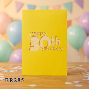Carte Pop-up 3D Anniversaire 30 Ans Viet-craft Tendance Actuelle, Chiffre 3D, Vœux Faits Main en Papier, Couleur et Taille Personnalisables, Décoration Maison - Product Image 6