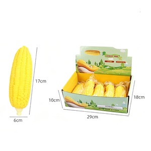 ของเล่นบีบข้าวโพดยืดหยุ่นได้ ขนาด 12 ซม. เนื้อนุ่มเหมือนจริง บรรจุแป้งข้าวโพด ทำจาก TPR ของเล่นบีบคลายเครียด - Product Image 2