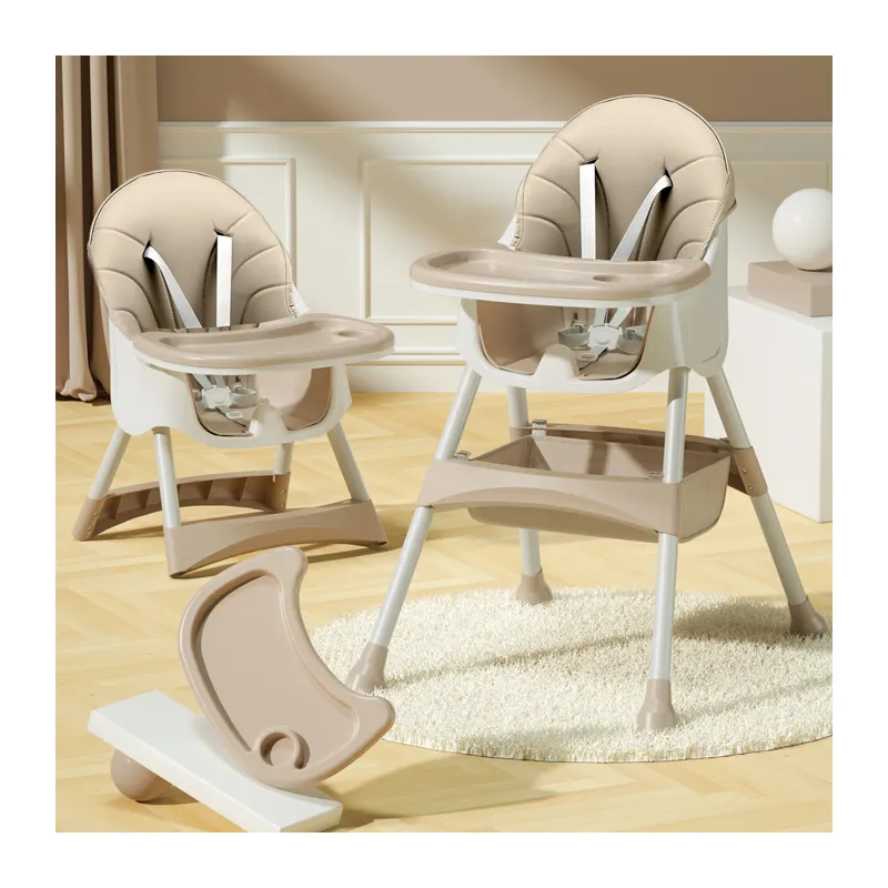 Housses de chaise haute bébé en Silicone jetables imperméables pour restaurant napperon ruban Led Jolly enfants Finta Tsbles chaises