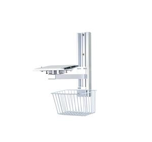 Dinding rumah sakit troli terpasang dinding Monitor pasien pendukung dinding dengan keranjang - Product Image 5