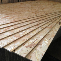 Marché américain 7/16 pouces toiture en bois contreplaqué OSB 4x8 1/2 pouces 11mm 12mm 18mm feuilles OSB3 Surface finie pour la construction