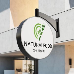 Custom Round Waterproof LED <b>Light</b> Box 360 Degree Rotatable LED Outdoor Projecting Advertising Lightbox <b>Sign</b> for Retail Store - Product Image 1