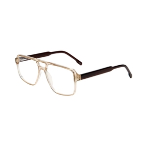 Vintage Tasarım Lüks Marka Çift Köprü Asetat Gözlük Çerçevesi Erkek Optik Anti Mavi Işık Gözlüğü Miyopi Gözlüğü - Product Image 4