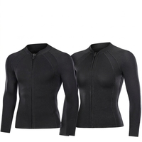 DIVE&SAIL Nouvelle combinaison de plongée en néoprène + nylon 2MM pour femmes et hommes, deux pièces, épaisse et chaude, pour la plongée, la plongée avec tuba, le surf et la natation